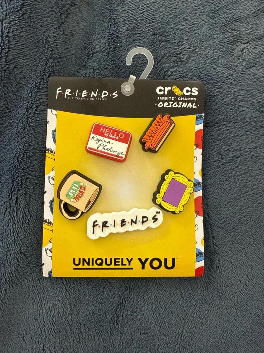 CROCS FRIENDS Jibbitz Charm Pack — Yellow, Red, Purple, Orange, White